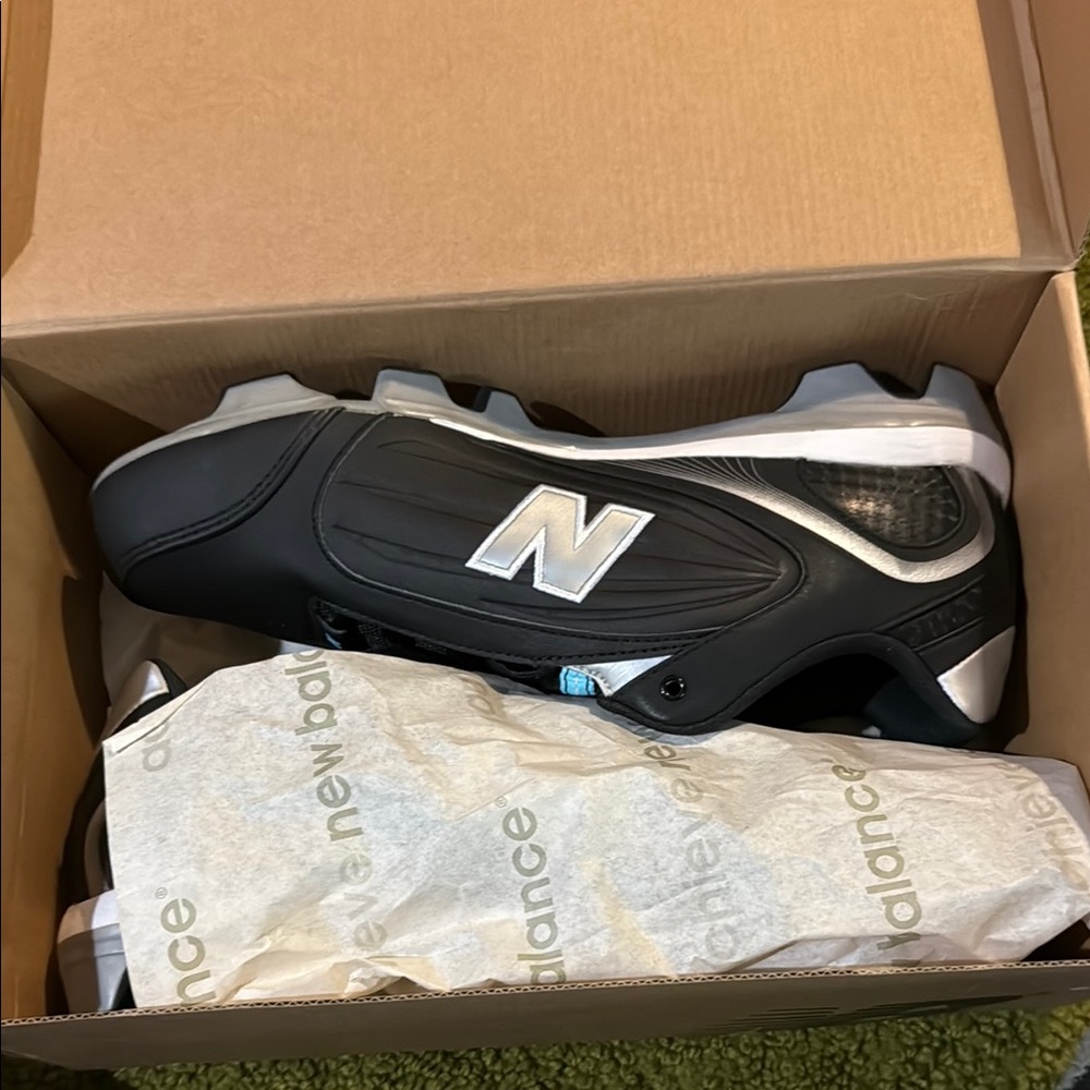 New Balance Black and White Sports Sneakers
